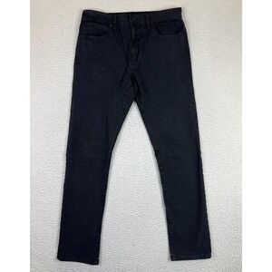 Proof Slim Jeans Mens 32x32 Gray Stretch Charcoal Denim Tapered Casual Pants